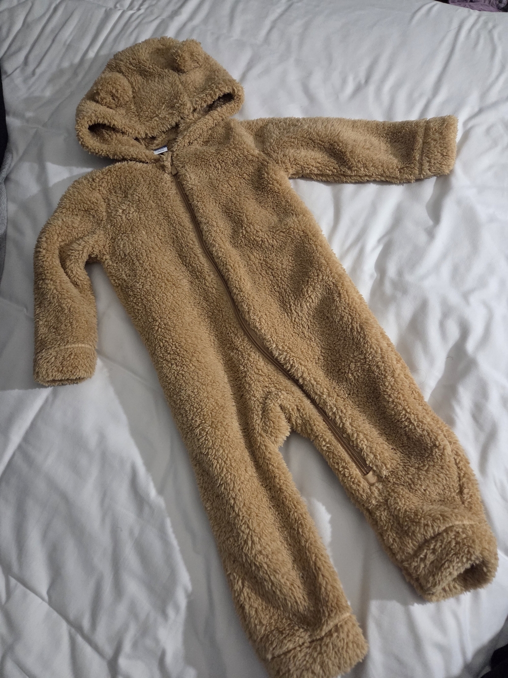 Cozy Teddy Fleece Baby One-Piece